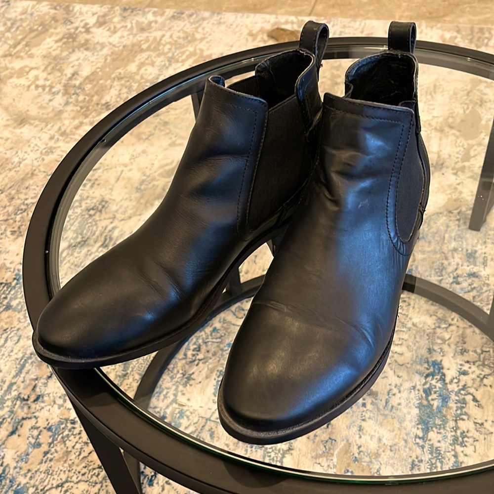 Steve Madden Chelsea Booties. Barely worn. Nearly brand new.